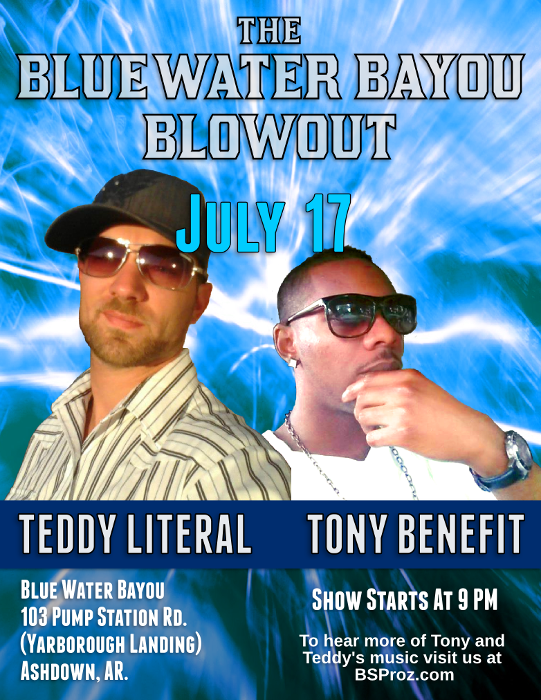 Bluewater Bayou Show Flyer